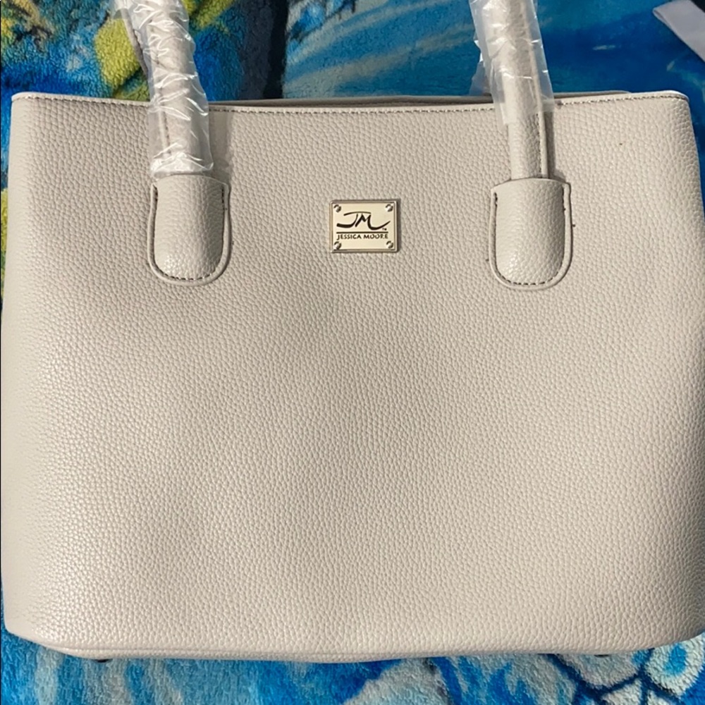 Gray Tote with strap